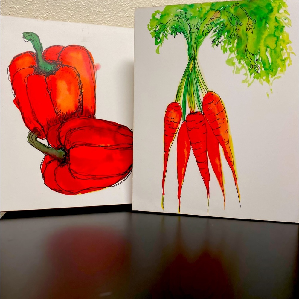 Fresh Veggies Kitchen / Garden Wall Art